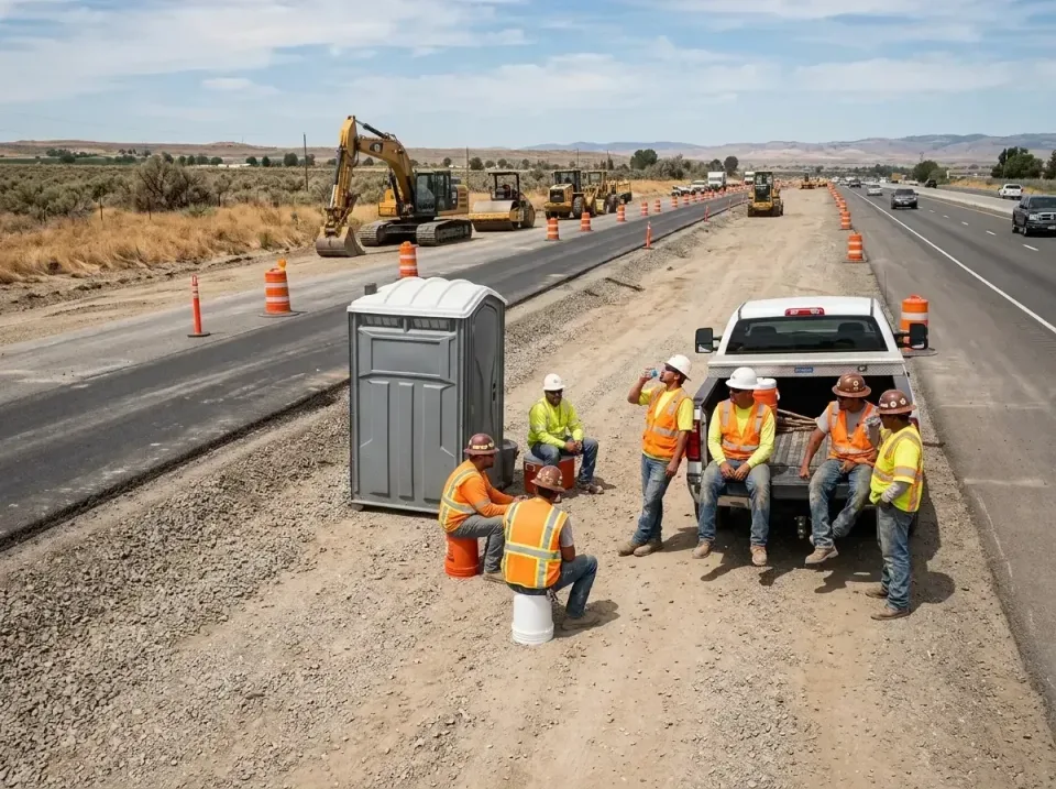 highway-road-construction-crew-007 — frequently asked questions, Porta Potty and Restroom Rentals in Kingsland, GA